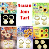 Acuan Kuih Jem Tart Nanas Bunga Acuan Kuih Tat Tart Bunga Bulat Biskut Raya/ Biskut Cutter