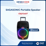 Mewah Home_SAGASONIC_Portable Speaker Bluetooth _Pembesar Suara Mudah Alih_便携式扬声器_Ready Stock + Fast