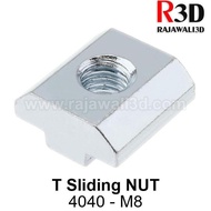 Up T Nut M8 Tee Nut T Sliding Nut 40-M8 Square Aluminum Profile 4040
