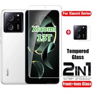 Pelindung Layar Tempered Glass Xiaomi 13T / 13T Pro Paket 2 in 1