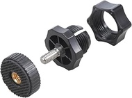 Screw Adapter Portable 17mm Ball Socket to Standard 1/4-20 Thread Camera Mount Adapter for Vehicle P