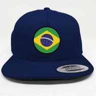 CAMOE Brazil Flag HipHop Snapback Hat Brazil Flag