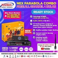 ==READY=== Receiver Nex Parabola Combo (Kuning) TV Satelit Parabola TV