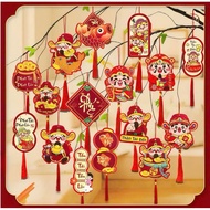 Set of 6 hanging string tureens luckyCNY to decorate peach blossoms, beautiful homes