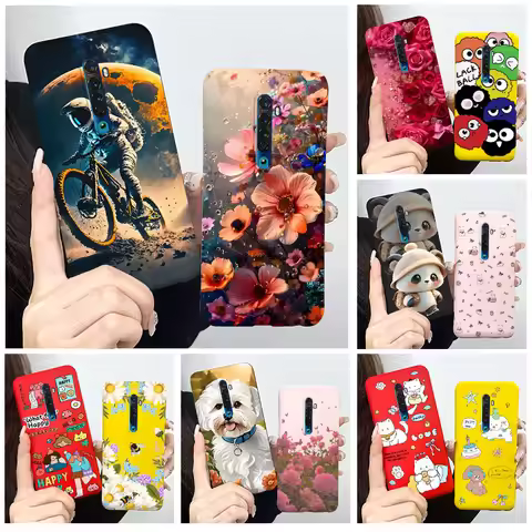 For Oppo Reno 2 2F 2Z Case Reno2F Reno2Z Soft TPU Silicone Cover Cute Astronaut Panda Phone Case For