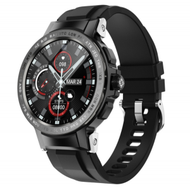 E19智慧手錶藍牙血氧手錶心率血壓男士運動手環（全黑）