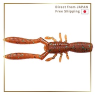 Megabass Worm Honjikomi Bottle Shrimp 2.4 Inch Root Beer Green & Black Flake 38389