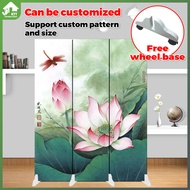 (3/4/5/6 Fold) wall divider screen partition movable foldable decorative wall simple bedroom partiti