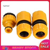 [Ready Stock] 3Pcs 1/2Inch 3/4Inch Garden Water Hose Pipe Fitting Quick Tap Connector Adaptor