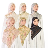 [naelofar] Ikat Modal Shawl | Bayu Modal Shawl  | Melur Embroidered Shawl| Seri & Saleha Sulam