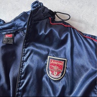 古著 2000s 2001/02 Arsenal Nike Premier Jacket  阿仙奴外套 雲加著用 y2k blokecore 非皇馬巴塞利物浦曼聯車路士