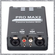 2-Way Audio Isolator Audio Current Noise Eliminator XLR 6.5 Lotus Isolator Mixer Live Broadcast