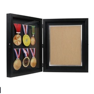 troniximaging Tronix Booktype Medal Frame - Black Polystyrene Medal Frame for 8R Size Photo and 6pcs