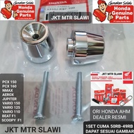 jalu stang pcx new pcx 1set ori honda ahm jalu stang honda stang stir honda  bandul stang stabilizer