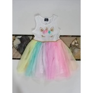 2/4/5/6/8 years old unicorn baby girl dress skirt girl dress girl
