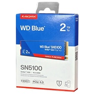 Western Digital 2TB WD Blue SN5100 Gen4 NVMe M.2 2280 SSD (7100MB/s), WDS200T5B0E