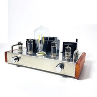 Edison version 6N2+ 6P1 vacuum tube power amplifier class A single-ended with Bluetooth Power: 2x4w