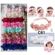 Babygwenshop C61 Five Flower Headband Baby and Children's Headband 0-4 years