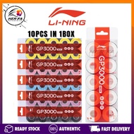 LI-NING GP3000 New Overgrip 10pcs In 1BOX Packed 100%ORIGINAL for Badminton,Squash or Tennis LINING 