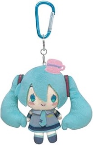 K Company Hatsune Miku x Cinnamon Roll Mascot with Carabiner MCN-KM-MK H9 x W9.3 x D 0.5 inches (9 x