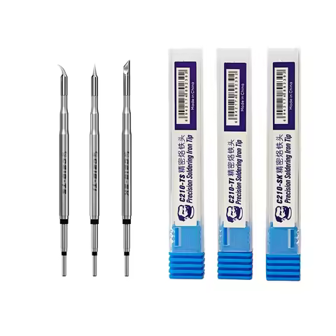 MECHANIC C210 Soldering Iron Tip & Heating Core for T90A TS21 T80 HS02B Stations