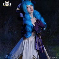Ready Stock Manchuang lol Game League of Legends Gwen Lingluo Doll cos Set cosplay Anime Costume Fem