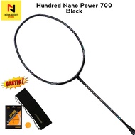 Hundred Raket Badminton Nano Power 700 Black