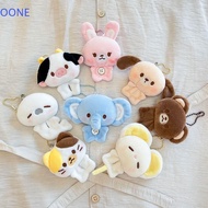 OONE Seal Plush Button Brooch, Cow Rabbit Elephant Plush Doll Pendant, Cute Dolls Soft Stuffed 8CM K
