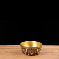 Yuanbao Cornucopia ทองเหลืองถ้วยขุมทรัพย์ Bua หม้อมั่งคั่งสีดำย้อนยุคของตกแต่งฮวงจุ้ยสำนักงานบ้าน