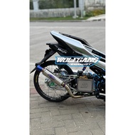 Original Wolfgang Exhaust for Vario, Aerox, and Nmax Motorcycles Mio all automatic