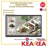 LG 55" / 65" / 75" / 86” 4K UHD Interactive Touchscreen Display Monitor | Smart Digital Whiteboard