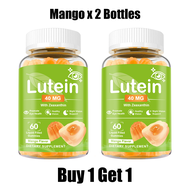 Omilay Lutein Zeaxanthin กัมมี่ ผลิตภัณฑ์เสริมอาหาร บํารุงสายตา with Lutein 40 mg ลูทีน DHA Vegan Ma