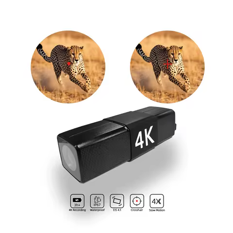 4K Waterproof Bluetooth Shooting Recording Camera EIS 5G WIFI Hunting Shot Camera Crosshair red dot 