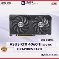 ASUS DUAL GEFORCE RTX 4060 TI EVO OC EDITION 8GB GDDR6 VGA CARD (3 Years Warranty)