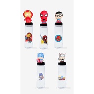 Superhero water bottle with floating head BNDN9 500ml cute cartoon 500ml plastic water bottle