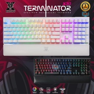 Nubwo X30 TERMINATOR Keyboard Gaming Mechanical Switch Outemu RGB/คีย์บอร์ด เกมมื่ง Red Switch (Black) One