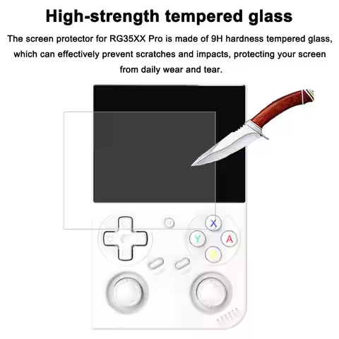 For Anbernic RG35XX Pro Screen Protector Tempered Glass Scratch-Resistant Game Console RG35XXPro HD 