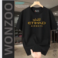 TSHIRT ETIHAD AIRWAYS ABU DHABI AIRLINES UAE PREMIUM QUALITY
