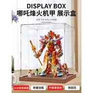 [Transparent Display Box] Nezha Beacon Fire Mecha Acrylic Display Box Suitable for Lego 80057 Transp