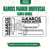 MOTORCYCLE CAR PARKING TICKETS PARKING TICKETS WITHOUT PRICE UNIVERSAL PARKING TICKETS VEHICLE PARKI