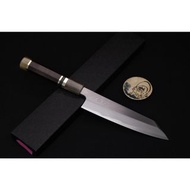 🇯🇵初心【單刃 劍形和牛刀 195mm 白二鋼 💓黑檀八角三銀卷💓】 日本高級廚刀