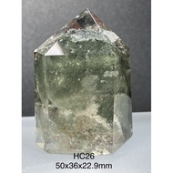 Natural Green Phantom Crystal point