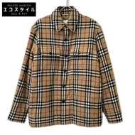 Burberry 復古格紋按扣抓絨內襯外套 [二手]