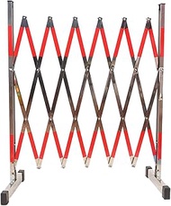 Expandable Barricade Floor Standing Retractable Fence Road Crowd Control, Folding Barriers Frame for