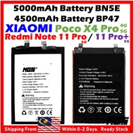 ORl NGS Brand NGS 5000mAh Battery BN5E / 4500mAh Battery BP47 Compatible For XIAOMI Redmi Note 11 Pr
