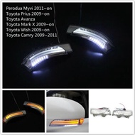 Perodua myvi lagi best bezza axia toyota wish avanza side mirror light bar drl daylight day light le