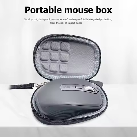 Wireless Mobile Mouse Travel Bag Portable Carrying Case EVA Storage Bag for Logitech MX Anywhere 3 A
