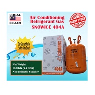 SNOWICE Refrigerant gas for air-conditioning/ Gas untuk aircond -Gas 404A 10.9KG (24 LBS)