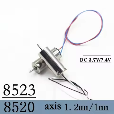 8520/8523 Enhanced Coreless Motor High Speed Strong Magnet DC 3.7V/7.4V RC Plane Drone Accessory Par