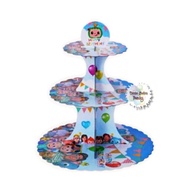 Cocomelon Cupcake Stand / Cake Tier / Cocomelon Character Cupcake Stand